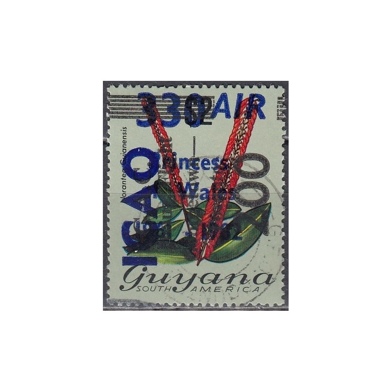 Gajana 1984. Civilinė aviacija (3 kartus perspausdintas ženklas)