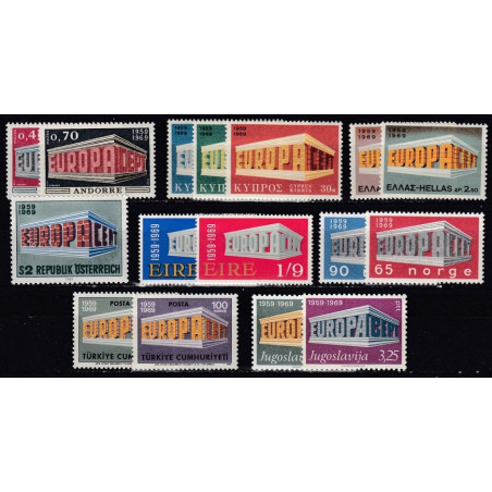 Set of stamps from 1969 - Fantastic prices on Europa Stamps