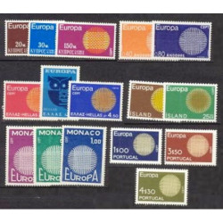 Set of stamps from 1970 - Fantastic prices on Europa Stamps