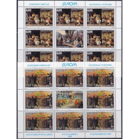 Jugoslavijos pašto ženklai (1998). Nacionalinės šventės ir tradicijos