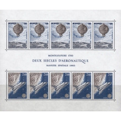 Monako pašto ženklai (1983). Žmonijos išradimai: aviacija