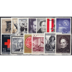 Austrija 1960-ieji, Naujų ženklų rinkinys pusvelčiui (1964-1965)