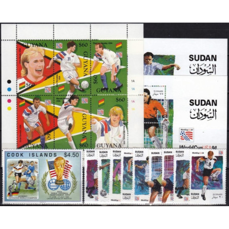FIFA World Cup in USA (1994). Set of new stamps on sale