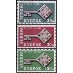 Kipro pašto ženklai (1968) - Fantastiškos Europa ženklų kainos‎