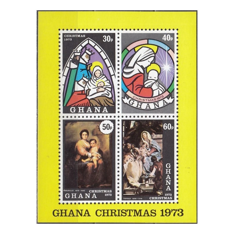 Gana 1973. Religiniai paveikslai (Kalėdos)