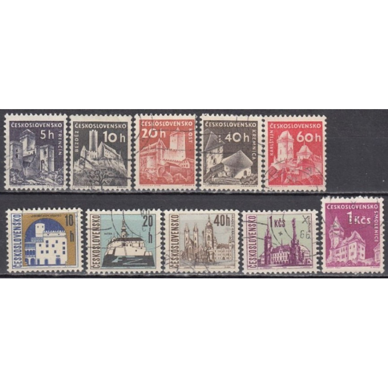 Čekoslovakija. Štampuotų ženklų rinkinukas 05