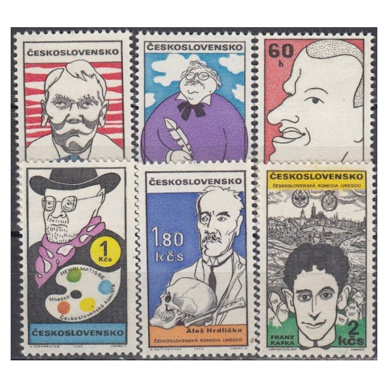 Čekoslovakija 1969. Kultūros ir meno veikėjai