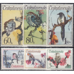 Čekoslovakija 1972. Paukščiai