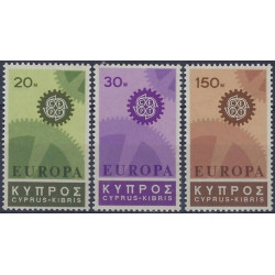 Kipro pašto ženklai (1967) - Fantastiškos Europa ženklų kainos‎