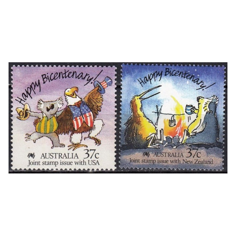 Australia stamps (1988) for sale. Colonization of Australia