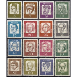 Vokietijos pašto ženklai (1961). Žymūs žmonės