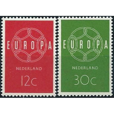 Nyderlandų pašto ženklai (1959) - Fantastiškos Europa ženklų kainos