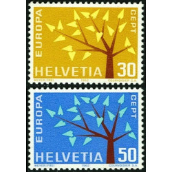 Šveicarijos pašto ženklai (1962) - Fantastiškos Europa ženklų kainos‎