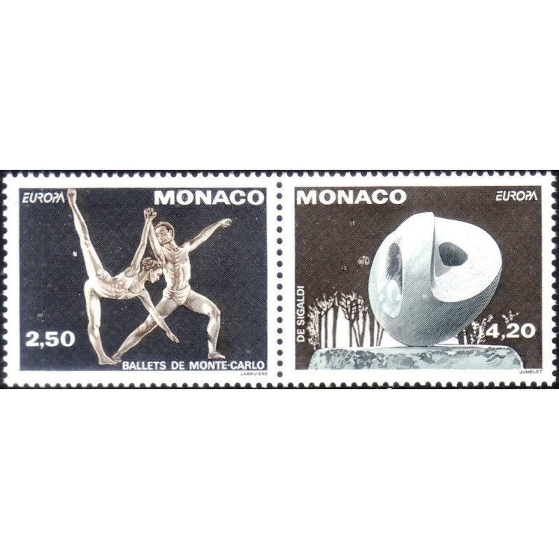 Monako pašto ženklai (1993). Šiuolaikinis menas