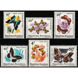 Rwanda stamps (1965) for sale. Butterflies