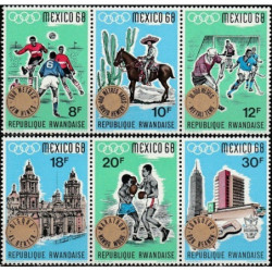 Ruanda 1968. Meksiko olimpinės žaidynės - nugalėtojai (atletika)