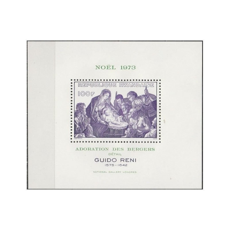 Rwanda stamps (1973) for sale. Religious paintings (Guido Reni)