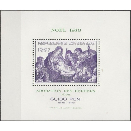 Rwanda stamps (1973) for sale. Religious paintings (Guido Reni)