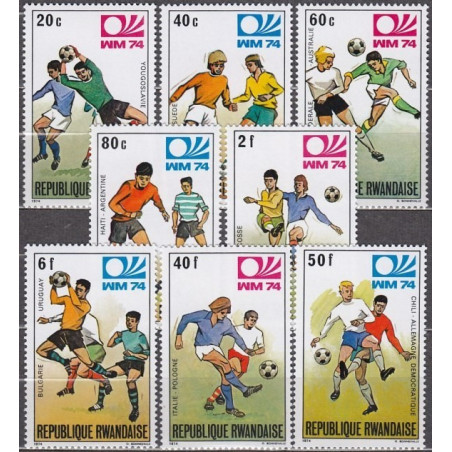 Rwanda stamps (1974) for sale. FIFA World Cup