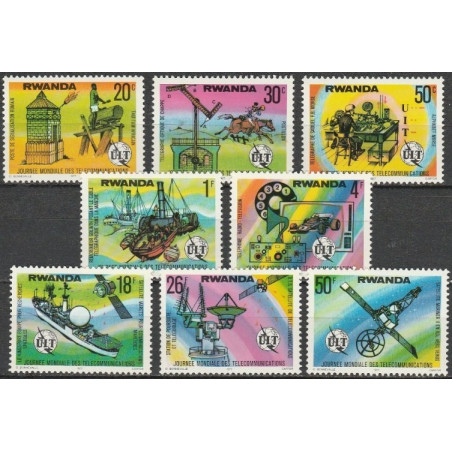 Ruandos pašto ženklai (1977). Ryšiai ir technologijos