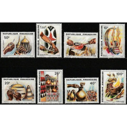 Rwanda stamps (1979) for sale. Artisanal handicraft