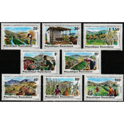 Rwanda stamps (1980) for sale. Agriculture, food industry