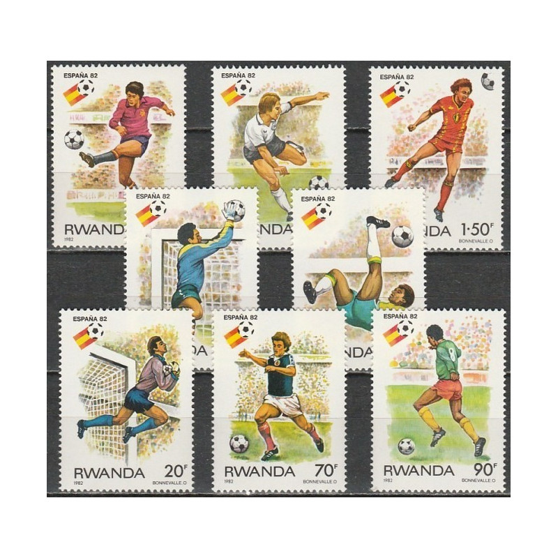 Rwanda stamps (1982) for sale. FIFA World Cup