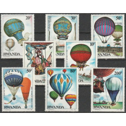 Rwanda stamps (1984) for sale. History of aviation