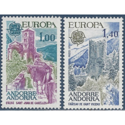 Andoros pašto ženklai (1977). Kraštovaizdžiai