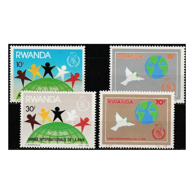 Ruandos pašto ženklai (1986). Kalėdos