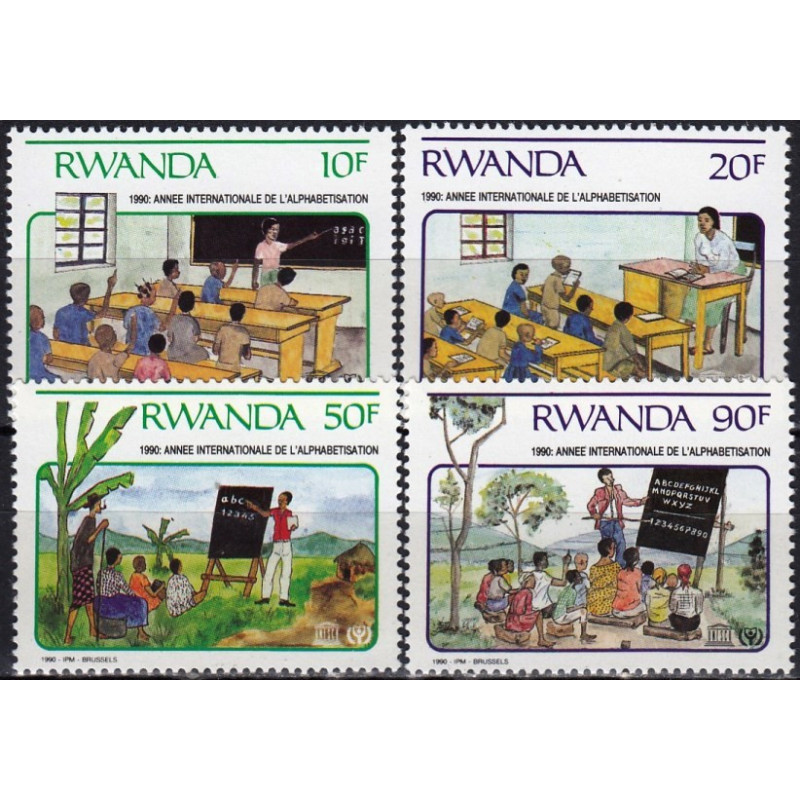 Ruandos pašto ženklai (1991). Švietimas