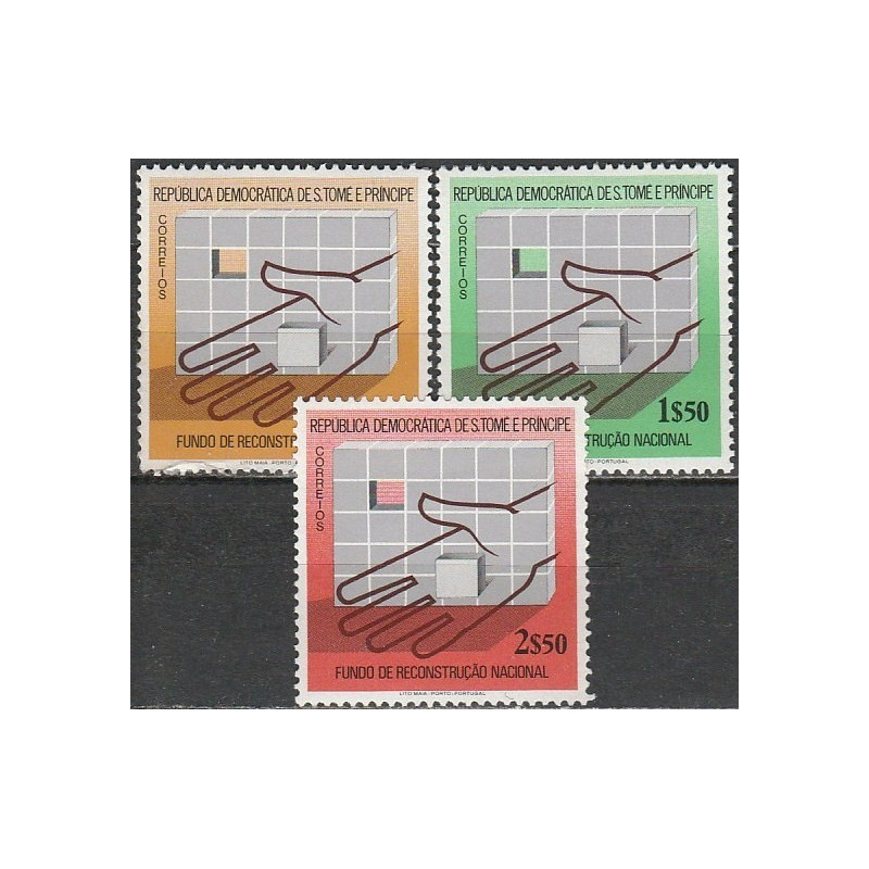 Sao Tome and Principe stamps (1975) for sale. Constructions