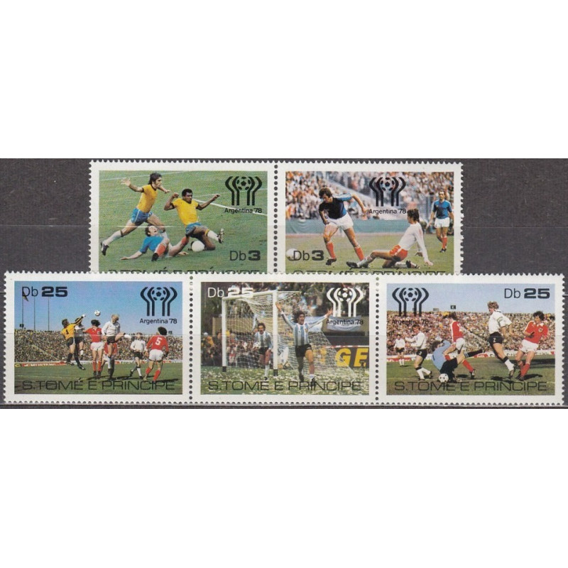 Sao Tome and Principe stamps (1978) for sale. FIFA World Cup Argentina