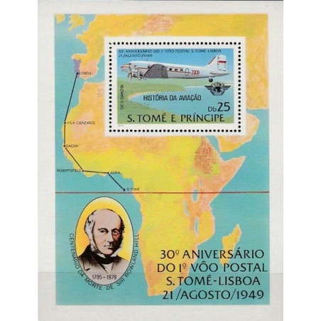 Sao Tome and Principe stamps (1979) for sale. History of aviation