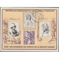 San Tomės ir Prinsipės pašto ženklai (1979). Diurerio paveikslai