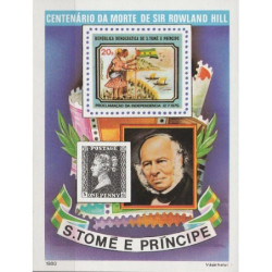San Tomės ir Prinsipės pašto ženklai (1980). Rowland Hill