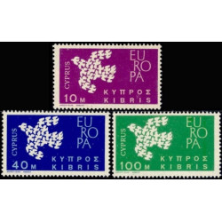 Kipro pašto ženklai (1961) - Fantastiškos Europa ženklų kainos