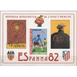 San Tomės ir Prinsipės pašto ženklai (1982). FIFA Pasaulio taurė
