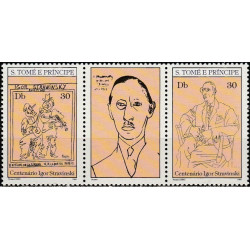 Sao Tome and Principe stamps (1982) for sale. Igor Stravinsky
