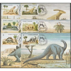 San Tomės ir Prinsipės pašto ženklai (1982). Priešistorinė fauna