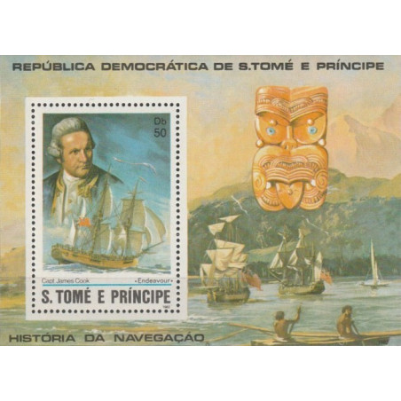 Sao Tome and Principe stamps (1982) for sale. Captain James Cook