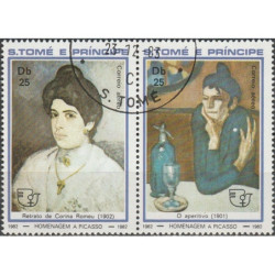 San Tomės ir Prinsipės pašto ženklai (1982). Picasso paveikslai