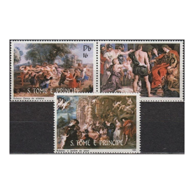 Sao Tome and Principe stamps (1983) for sale. Rubens paintings