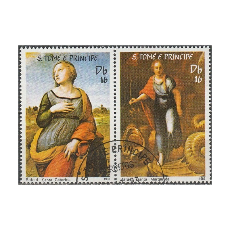 Sao Tome and Principe stamps (1983) for sale. Easter, Paintings (Raffaelo)