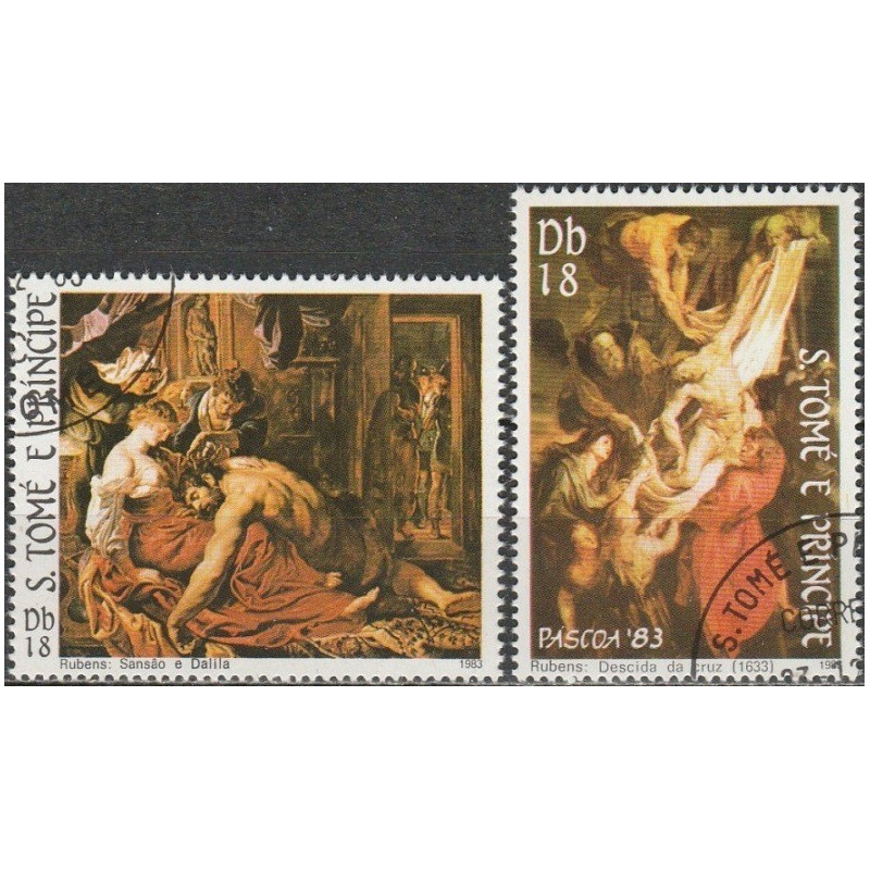 San Tomės ir Prinsipės pašto ženklai (1983). Velykos, Rubenso paveikslai