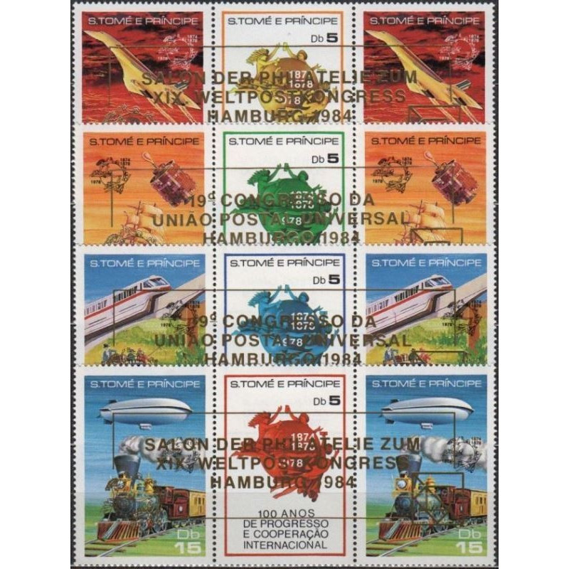 Sao Tome and Principe 1983. Universal Postal Union (Transport)