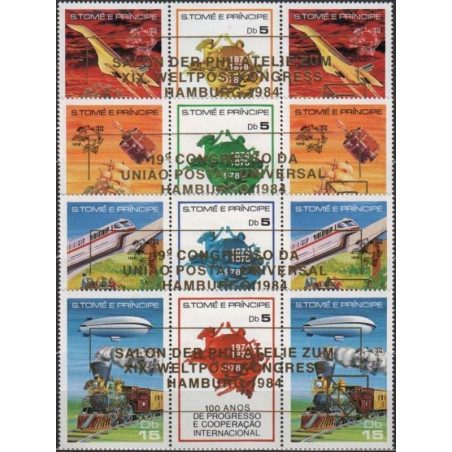 Sao Tome and Principe 1983. Universal Postal Union (Transport)