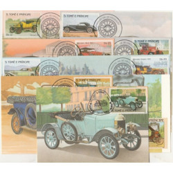 Sao Tome and Principe stamps (1983) for sale. Vintage cars