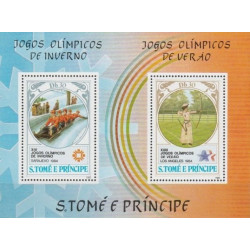 San Tomės ir Prinsipės pašto ženklai (1983). Olimpinės žaidynės