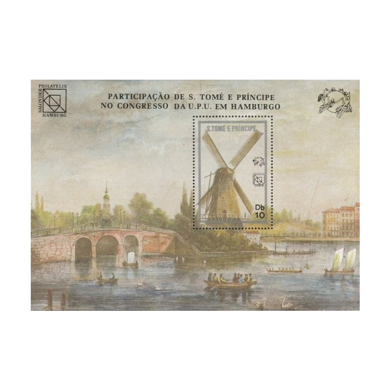 Sao Tome and Principe stamps (1984) for sale. Architecture (windmill)